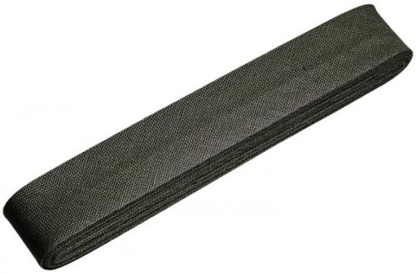 Baumwoll-Schrägband Gütermann gefalzt 20 mm, 3m, Dunkelbraun, bis 60 °C waschbar